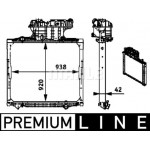 Mahle Ψυγείο, Ψύξη Κινητήρα - Cr 701 000P