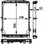 Mahle Ψυγείο, Ψύξη Κινητήρα - Cr 706 000P