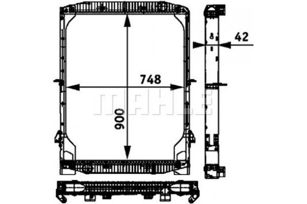 Mahle Ψυγείο, Ψύξη Κινητήρα - Cr 706 000P