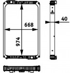 Mahle Ψυγείο, Ψύξη Κινητήρα - Cr 713 000P