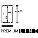 Mahle Ψυγείο, Ψύξη Κινητήρα - Cr 713 000P