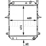 Mahle Ψυγείο, Ψύξη Κινητήρα - Cr 721 000P