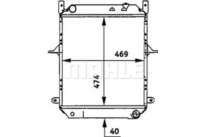 Mahle Ψυγείο, Ψύξη Κινητήρα - Cr 721 000P
