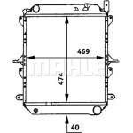 Mahle Ψυγείο, Ψύξη Κινητήρα - Cr 723 000P