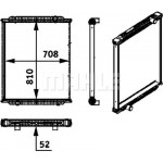 Mahle Ψυγείο, Ψύξη Κινητήρα - Cr 725 000P