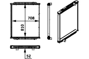 Mahle Ψυγείο, Ψύξη Κινητήρα - Cr 725 000P