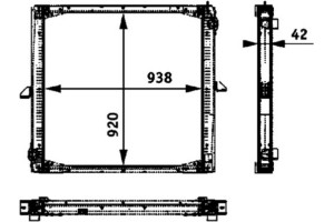 Mahle Ψυγείο, Ψύξη Κινητήρα - Cr 733 000P