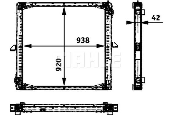 Mahle Ψυγείο, Ψύξη Κινητήρα - Cr 733 000P