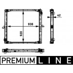 Mahle Ψυγείο, Ψύξη Κινητήρα - Cr 733 000P