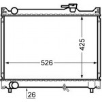 Mahle Ψυγείο, Ψύξη Κινητήρα - Cr 747 000S