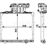 Mahle Ψυγείο, Ψύξη Κινητήρα - Cr 770 000P