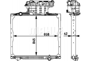 Mahle Ψυγείο, Ψύξη Κινητήρα - Cr 770 000P