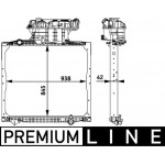 Mahle Ψυγείο, Ψύξη Κινητήρα - Cr 770 000P