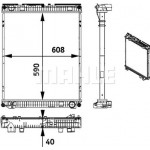 Mahle Ψυγείο, Ψύξη Κινητήρα - Cr 771 000P