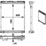 Mahle Ψυγείο, Ψύξη Κινητήρα - Cr 771 000P