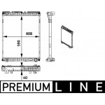 Mahle Ψυγείο, Ψύξη Κινητήρα - Cr 771 000P