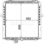 Mahle Ψυγείο, Ψύξη Κινητήρα - Cr 865 000P