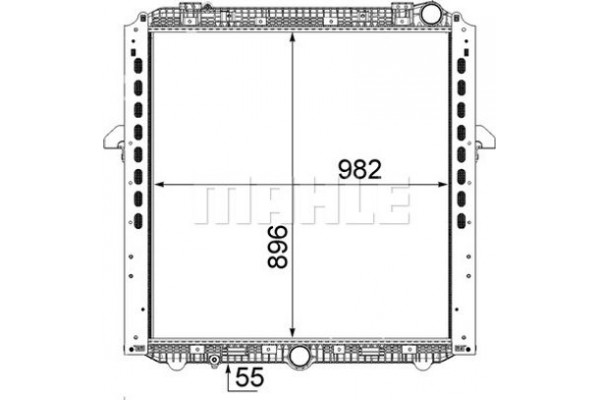 Mahle Ψυγείο, Ψύξη Κινητήρα - Cr 865 000P