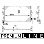 Mahle Ψυγείο, Ψύξη Κινητήρα - Cr 902 000P