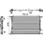 Mahle Ψυγείο, Ψύξη Κινητήρα - Cr 905 000P