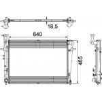 Mahle Ψυγείο, Ψύξη Κινητήρα - Cr 908 000P