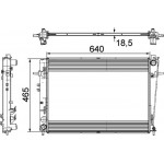Mahle Ψυγείο, Ψύξη Κινητήρα - Cr 909 000P