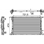 Mahle Ψυγείο, Ψύξη Κινητήρα - Cr 911 000P