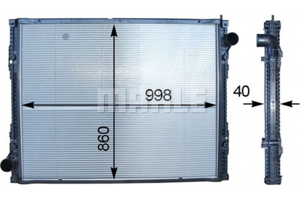 Mahle Ψυγείο, Ψύξη Κινητήρα - Cr 916 000P