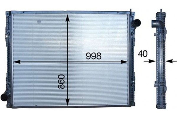 Mahle Ψυγείο, Ψύξη Κινητήρα - Cr 916 000P