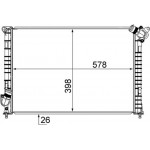 Mahle Ψυγείο, Ψύξη Κινητήρα - Cr 984 000S