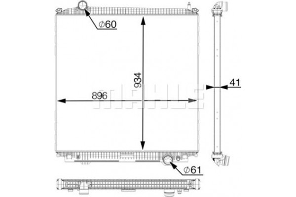 Mahle Ψυγείο, Ψύξη Κινητήρα - Cr 2390 000P