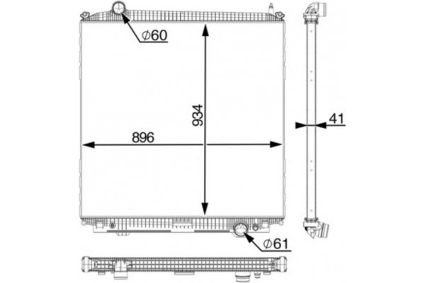 Mahle Ψυγείο, Ψύξη Κινητήρα - Cr 2390 000P