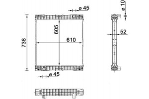 Mahle Ψυγείο, Ψύξη Κινητήρα - Cr 109 000P