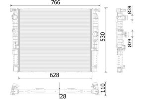 Mahle Ψυγείο, Ψύξη Κινητήρα - Cr 938 000P