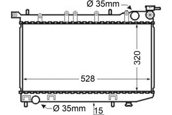 Mahle Ψυγείο, Ψύξη Κινητήρα - Cr 128 000S