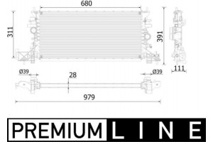 Mahle Ψυγείο, Ψύξη Κινητήρα - Cr 2251 000P
