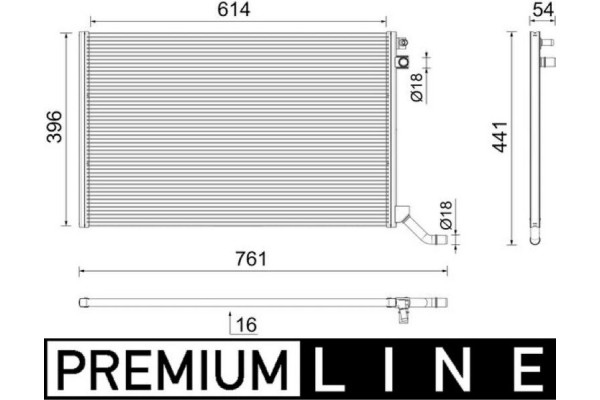Mahle Ψυγείο, Ψύξη Κινητήρα - Cr 2445 000P