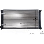 Mahle Ψυγείο, Ψύξη Κινητήρα - Cr 414 000S