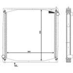 Mahle Ψυγείο, Ψύξη Κινητήρα - Cr 696 000P