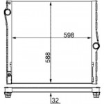 Mahle Ψυγείο, Ψύξη Κινητήρα - Cr 1050 000S