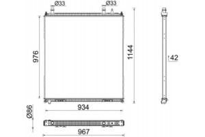 Mahle Ψυγείο, Ψύξη Κινητήρα - Cr 106 000P