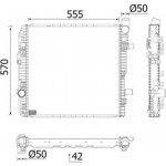 Mahle Ψυγείο, Ψύξη Κινητήρα - Cr 662 000P