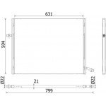 Mahle Ψυγείο Χαμηλής θερμοκρασίας, Ψυγείο Αέρα Υπερπλήρωσης - Cir 37 000P