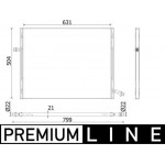 Mahle Ψυγείο Χαμηλής θερμοκρασίας, Ψυγείο Αέρα Υπερπλήρωσης - Cir 37 000P