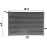 Mahle Ψυγείο Χαμηλής θερμοκρασίας, Ψυγείο Αέρα Υπερπλήρωσης - Cir 25 000P