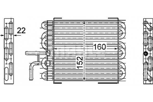 Mahle Ψύκτης Καυσίμων - Ck 10 000P