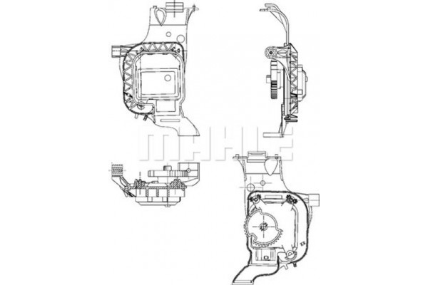 Mahle Ρυθμιστικό στοιχείο, Κλαπέτο Μείξης - Aa 17 000P