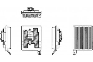 Mahle Ρυθμιστής, Βεντιλατέρ Εσωτερικού Χώρου - Abr 32 000P