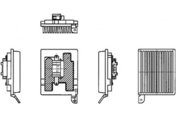 Mahle Ρυθμιστής, Βεντιλατέρ Εσωτερικού Χώρου - Abr 32 000P