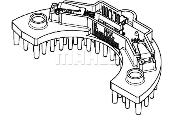 Mahle Ρυθμιστής, Βεντιλατέρ Εσωτερικού Χώρου - Abr 58 000P